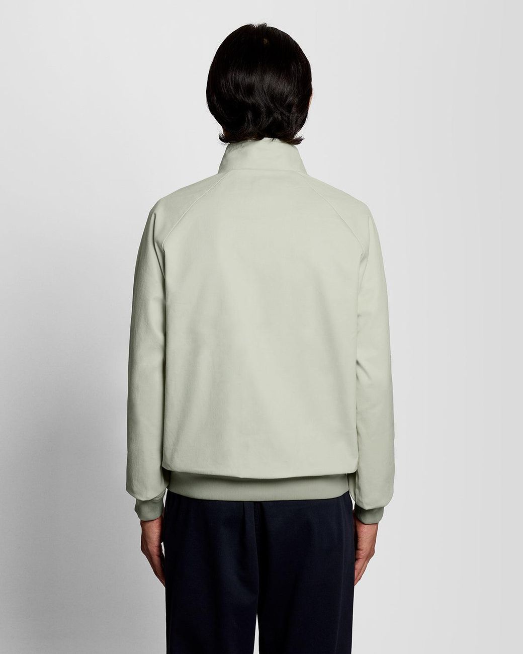 Lyle & Scott Gray Cotton Harrington Jacket for men