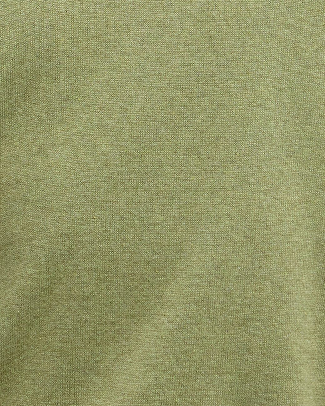 Barbour Green Pima Cotton Crew Neck Jumper for men