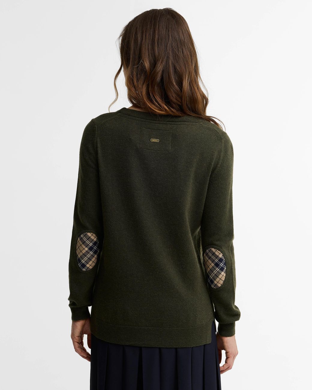 Barbour Black Pendle Crew Knitted Jumper