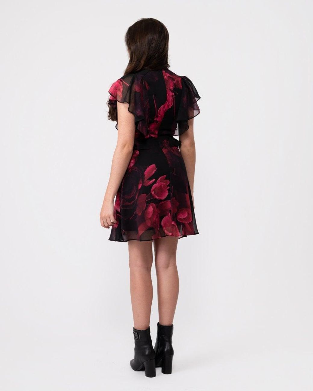 【TED BAKER】BRETAAH Angel Sleeve Mini ワンピース org.jpg