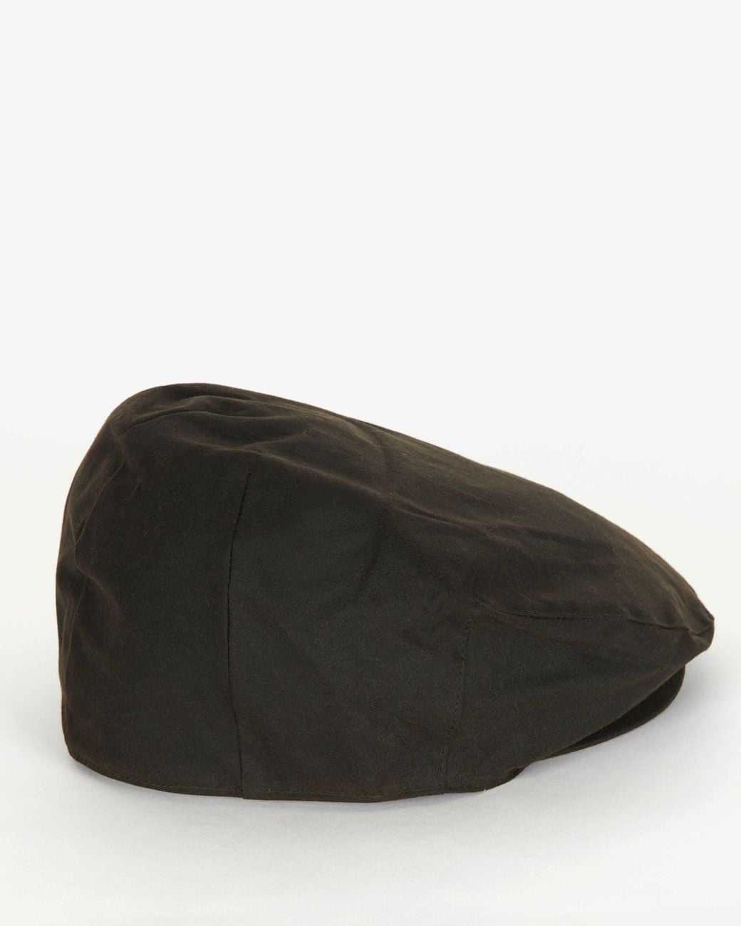 Barbour Black Wax Flat Cap for men