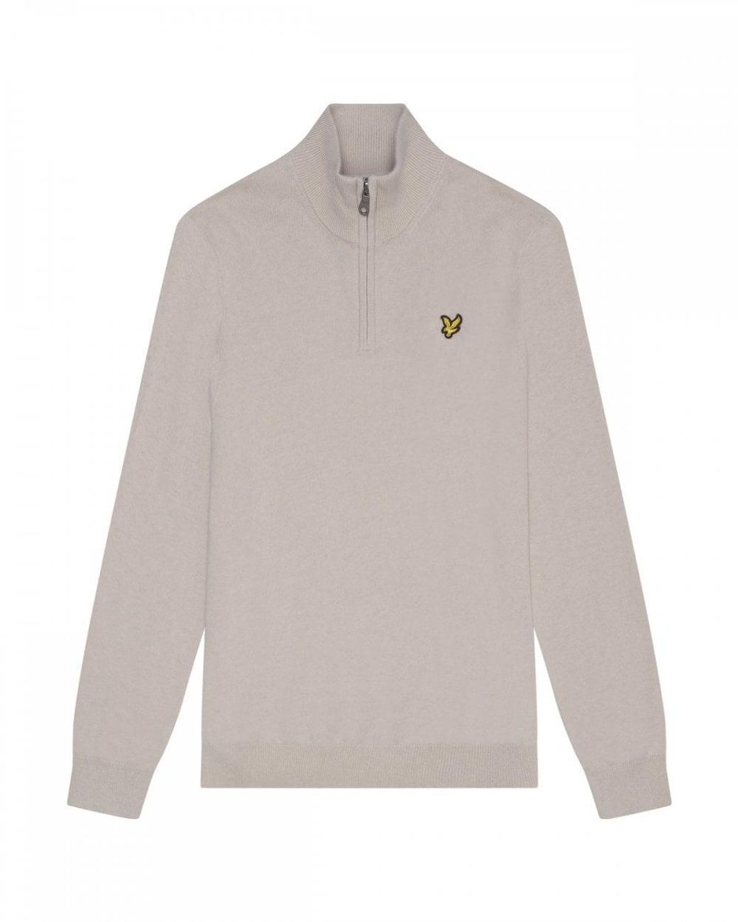 Lyle & Scott Natural Cotton Merino 1/4 Zip Jumper for men