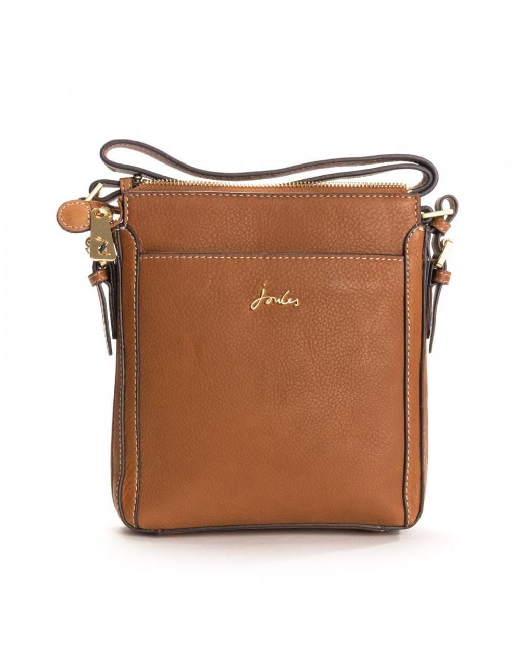 Joules Dunton Leather Cross Body Bag in Brown Lyst UK