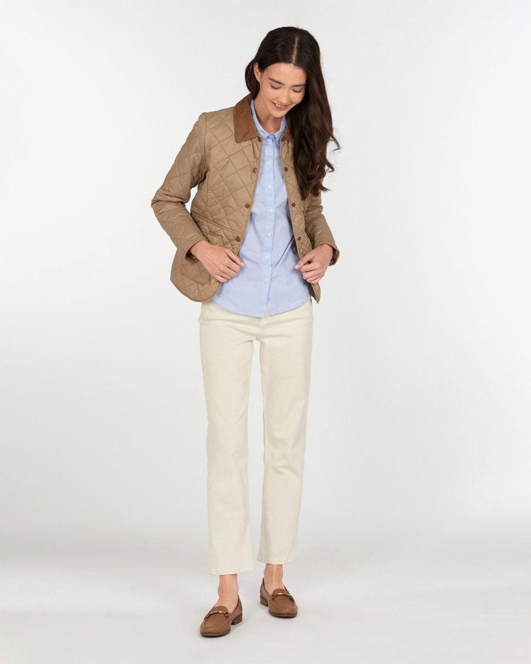Barbour Brown Deveron Quilted Jacket