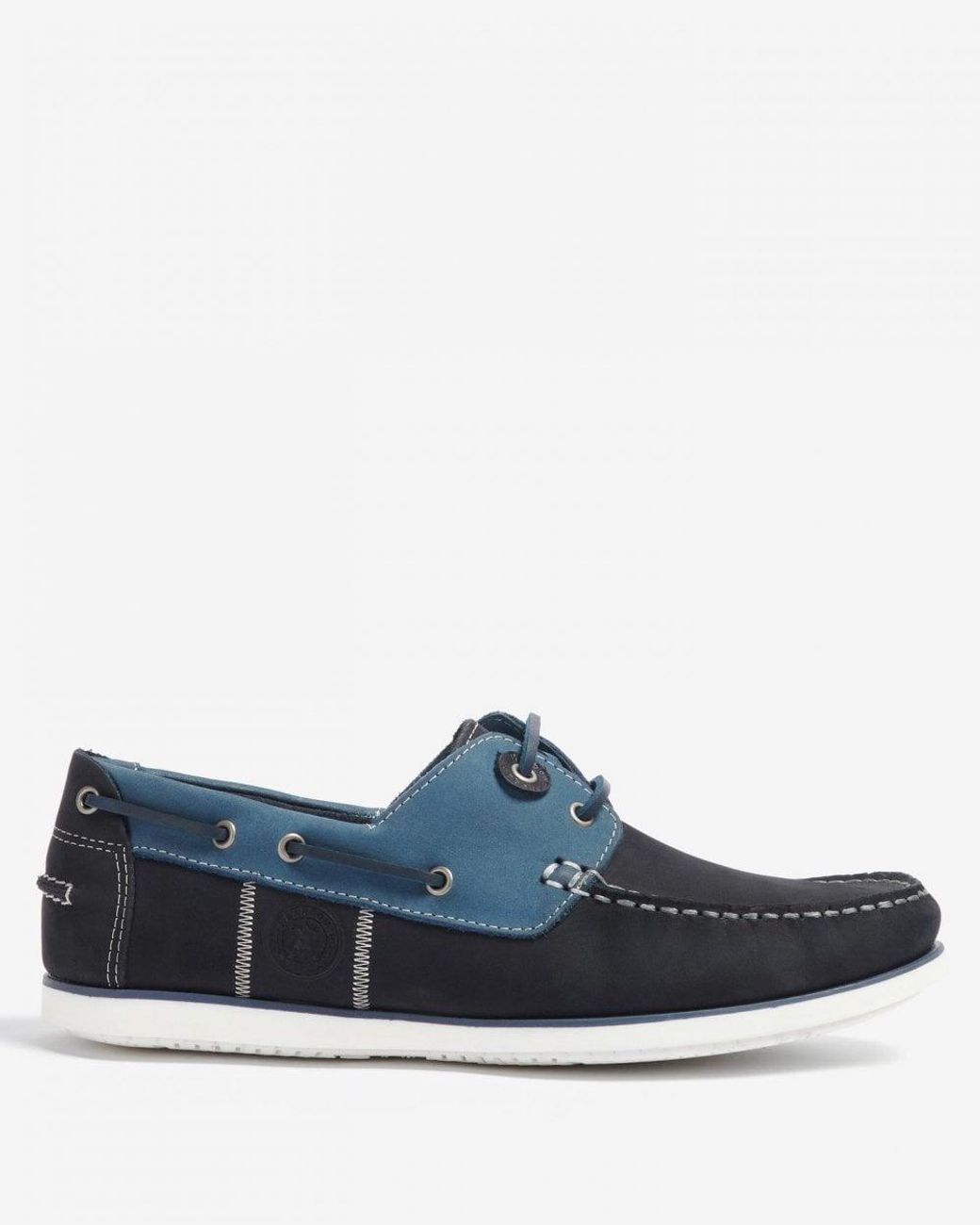 Barbour Blue Wake Boat Shoes for men
