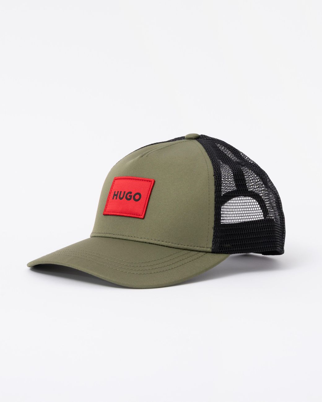 HUGO Green Kody Logo Patch Cap for men