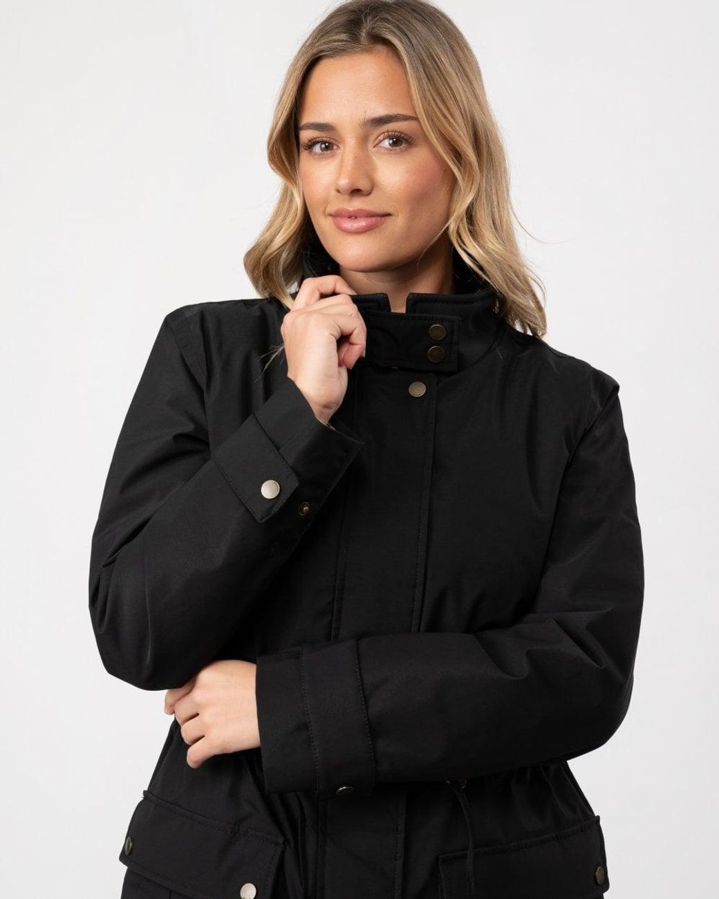 Joules black coat hot sale