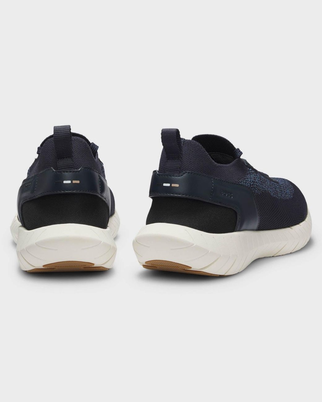 Boss Blue Motion Sock Trainers With Knitted Uppers for men