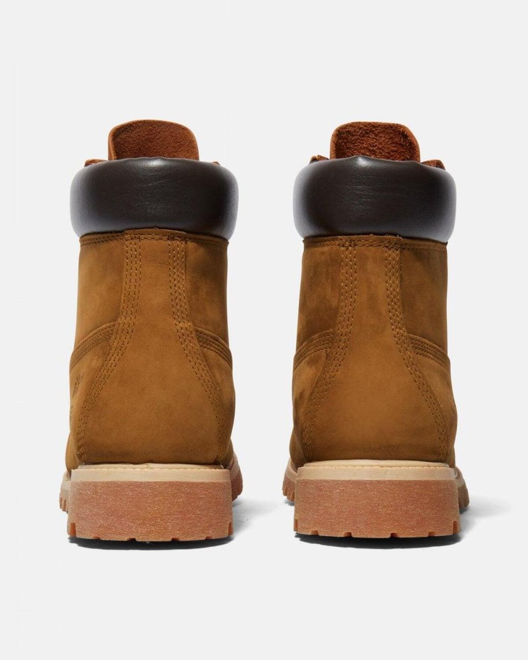 Timberland Brown 6 Premium Waterproof Boot (Wheat Nubuck Leather) Lace-Up Boots for men