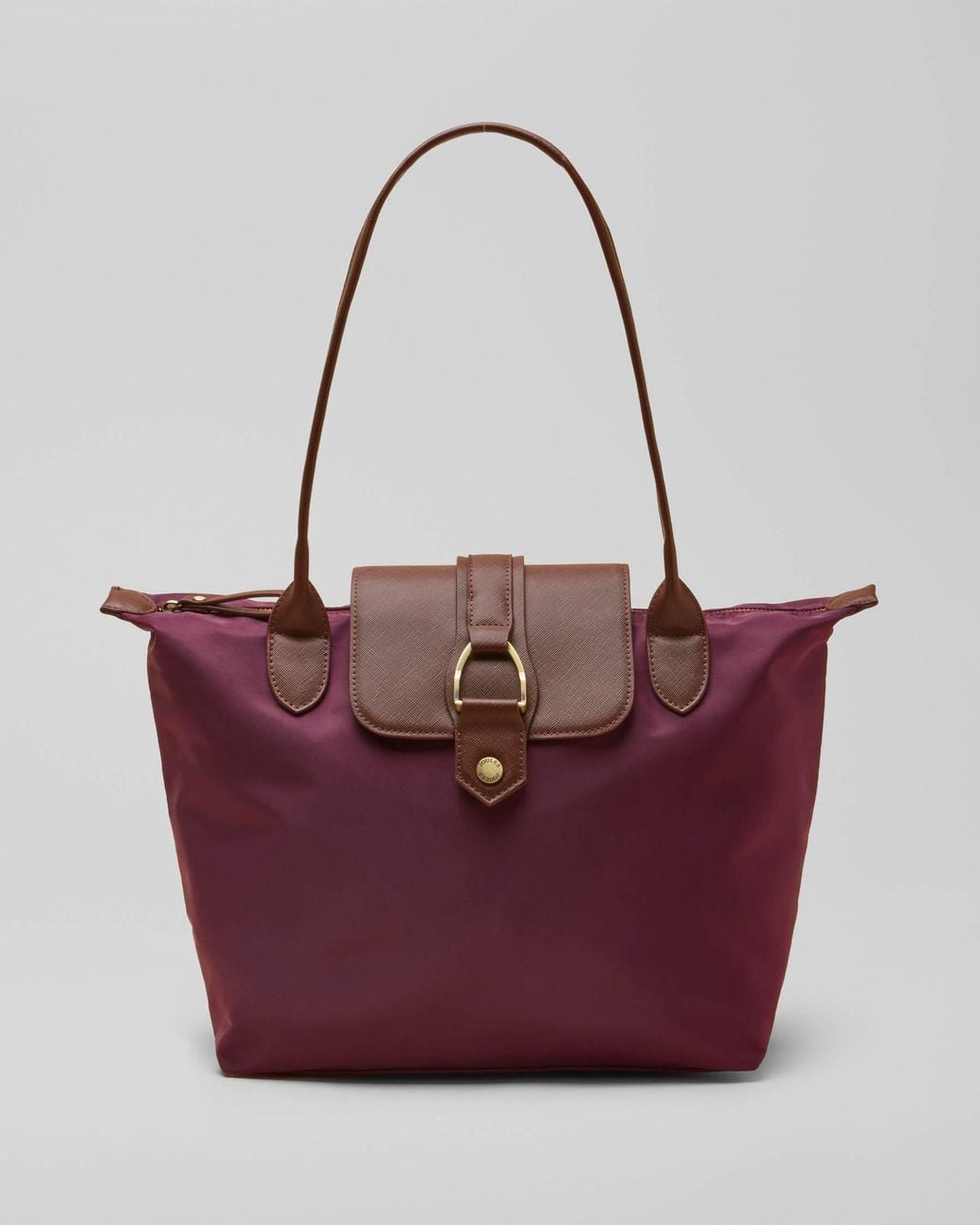 Joules Purple Edie Nylon Tote Bag