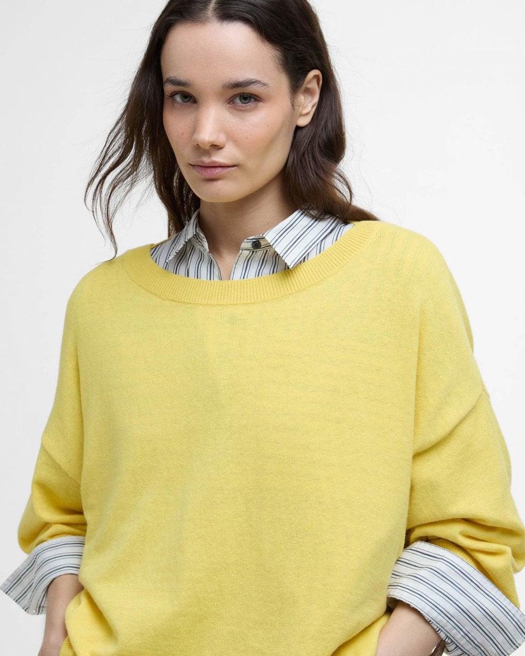 Barbour Yellow Lucy Jumper
