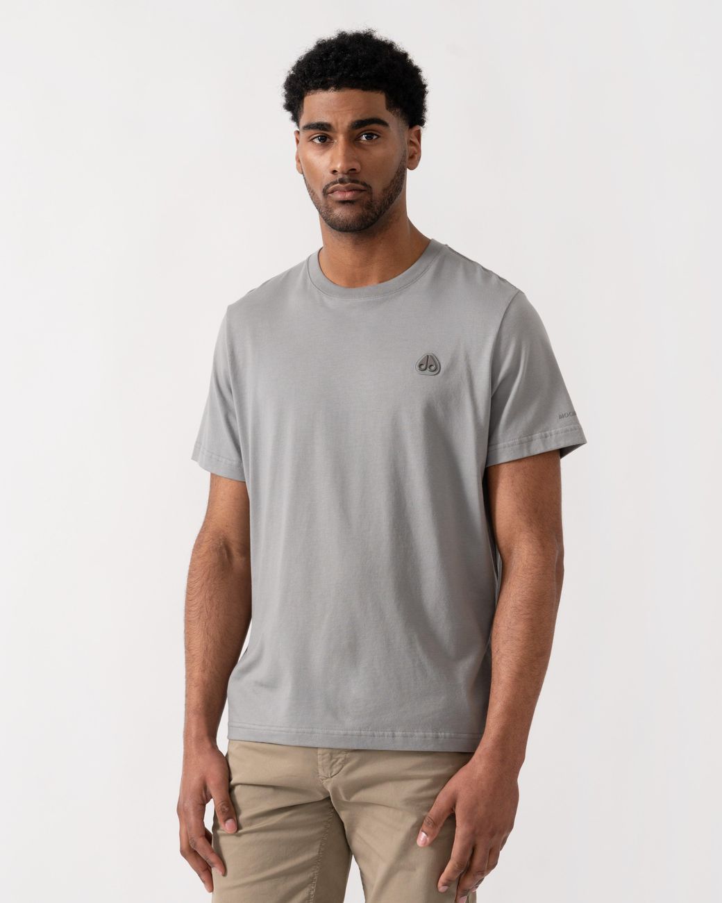 Moose Knuckles Gray Crescent T-Shirt for men