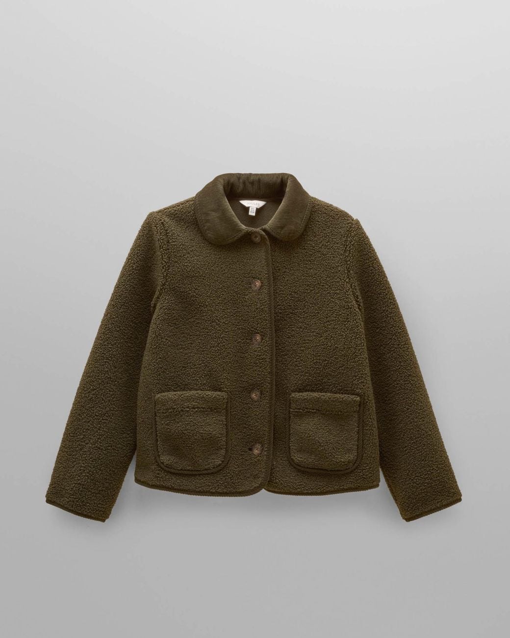 Joules Green Sadie Short Fleece Jacket