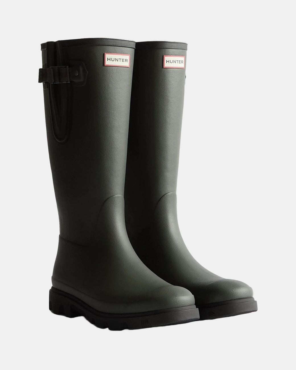 Hunter Black Downpour Adjustable Boot