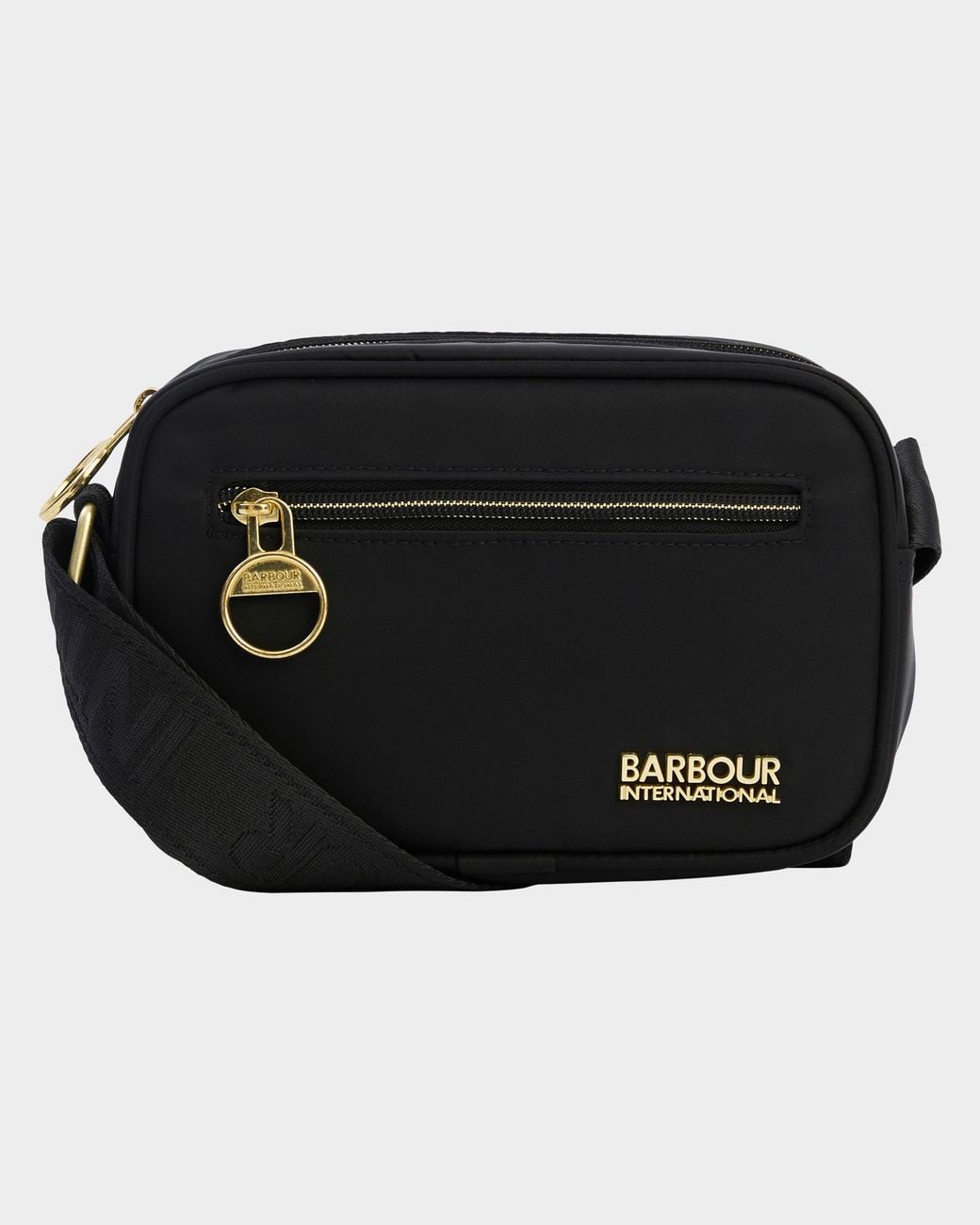 Barbour Black Qualify Mini Crossbody Bag