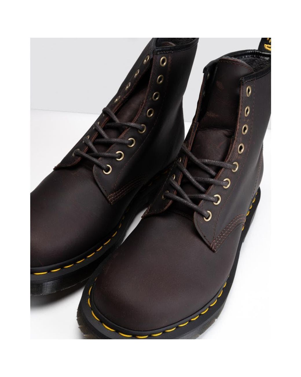 Dr. Martens 1460 Wintergrip Snowplow Leather Ankle Boots in Black for Men |  Lyst