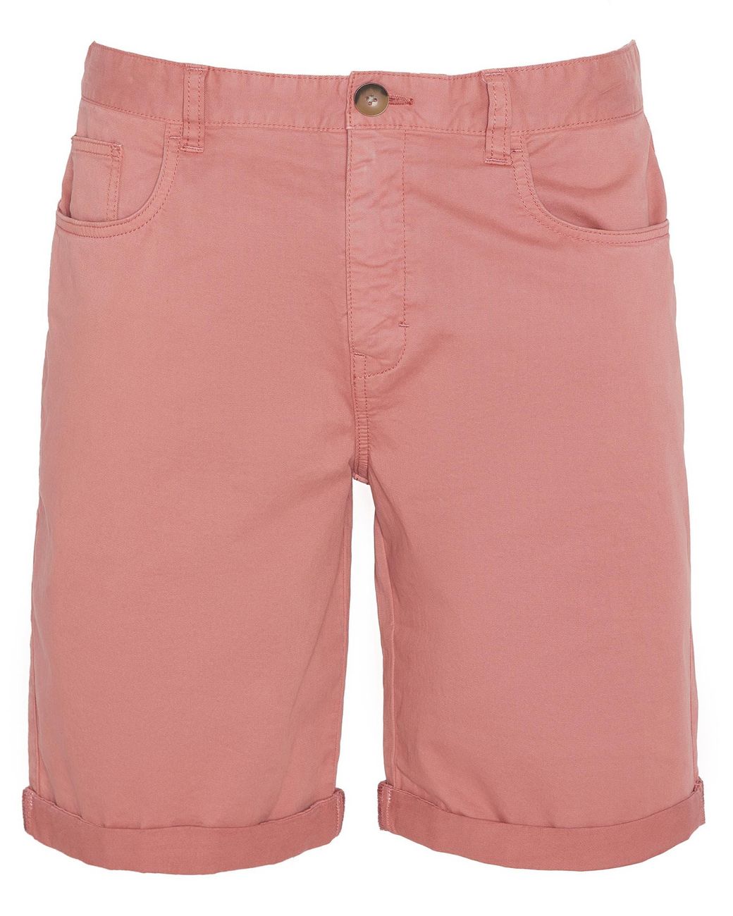 Barbour Red Overdyed Twill Shorts for men