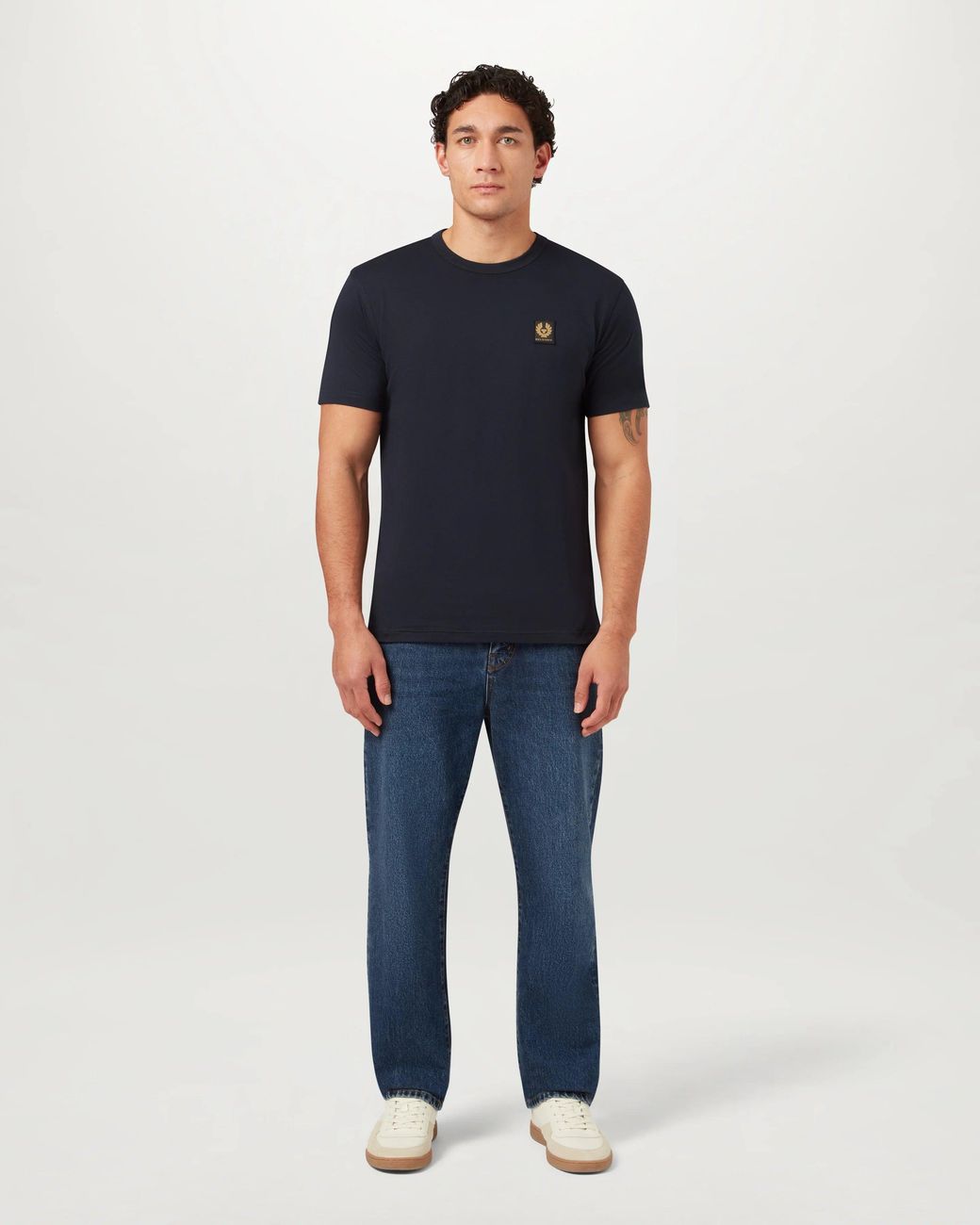 Belstaff Blue Icon Logo T-Shirt for men