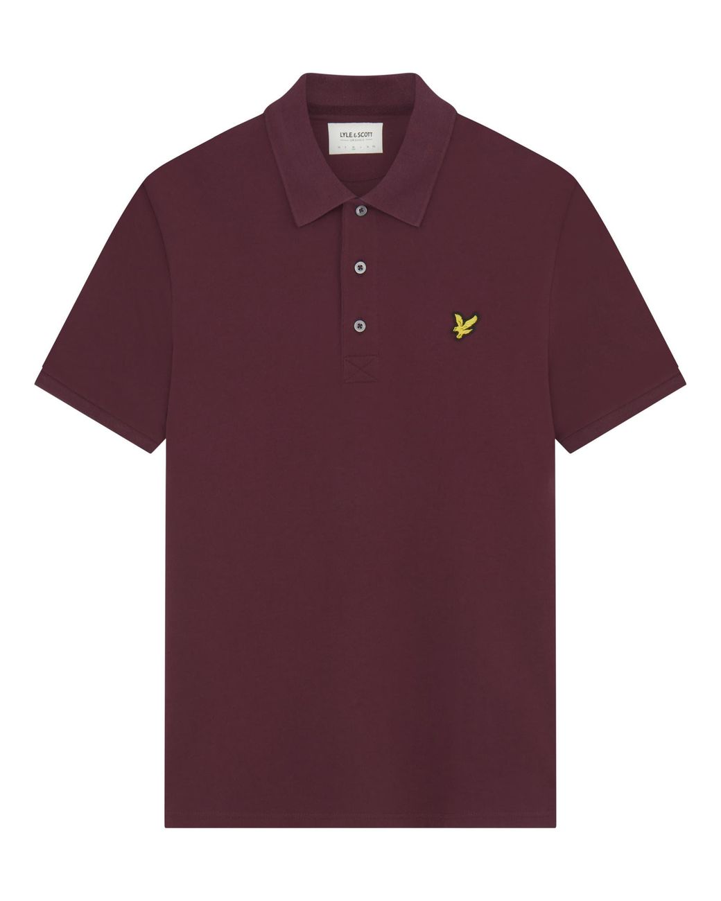 Lyle & Scott Purple Lyle & Scott Plain Polo Shirt Sp400Vog for men