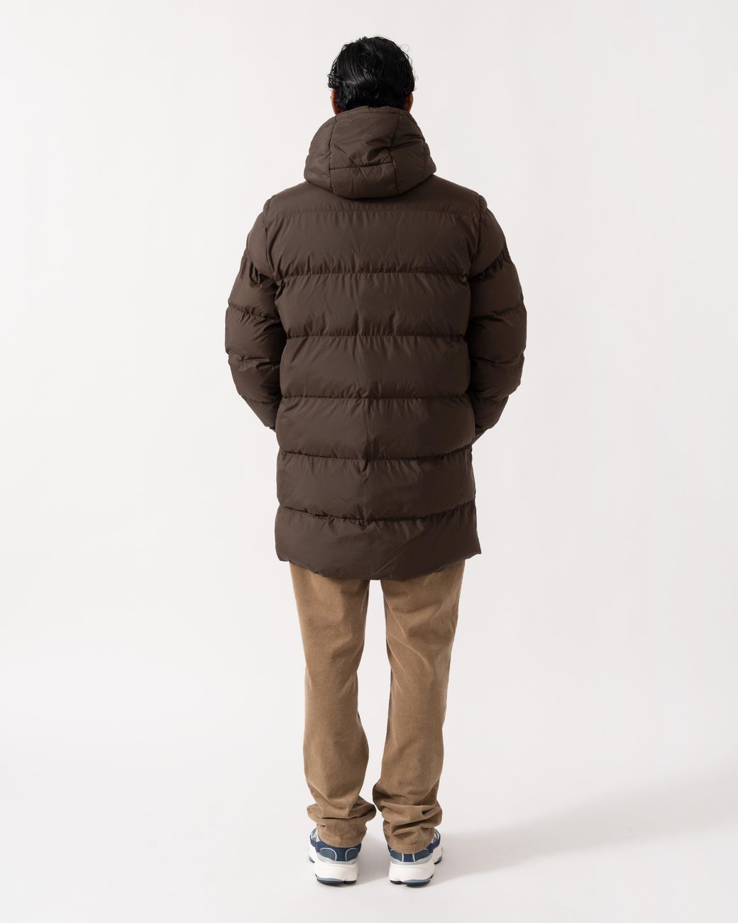 Gant Brown Active Cloud Mid Length Jacket for men