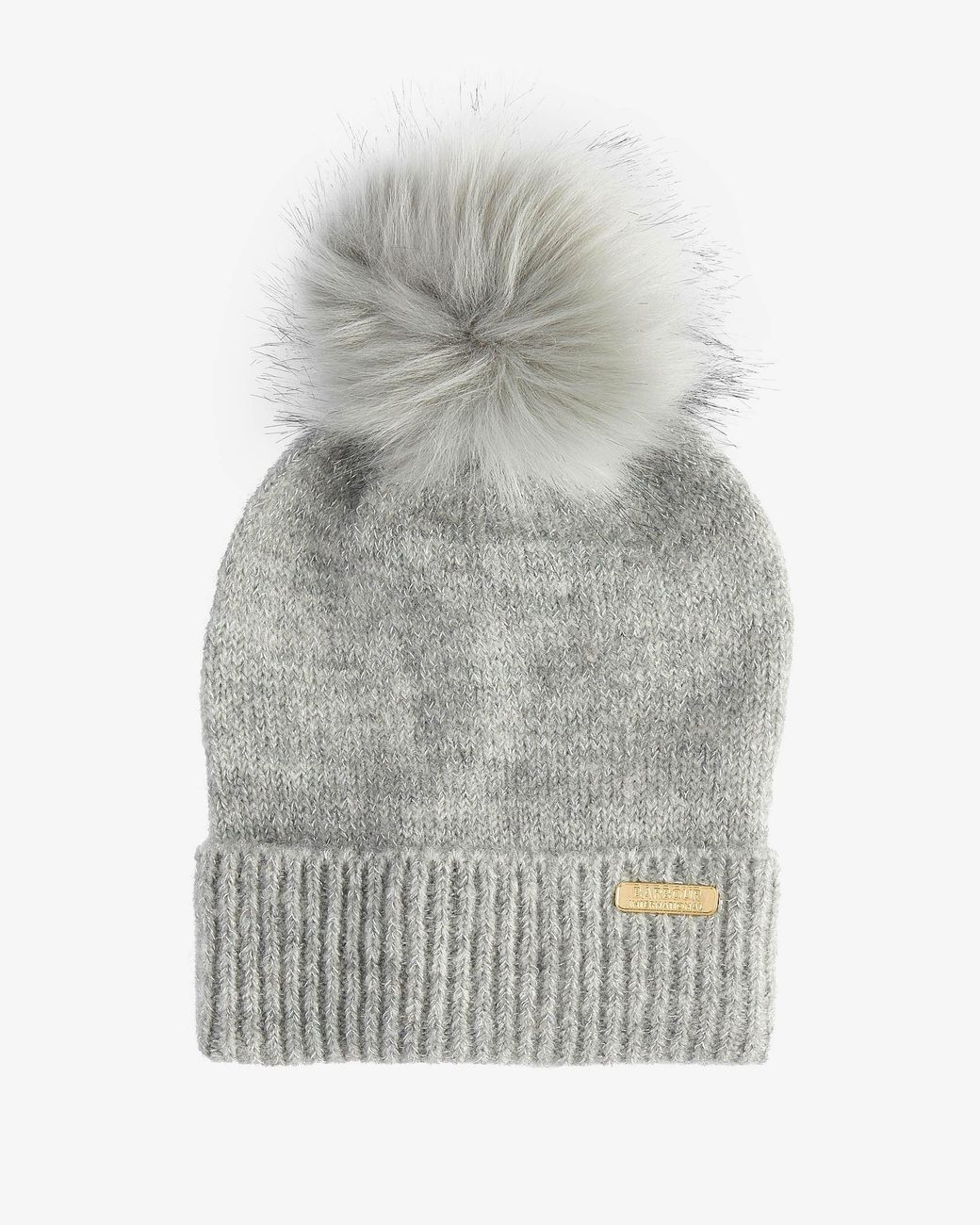 Barbour Gray Sparkle Beanie/Scarf