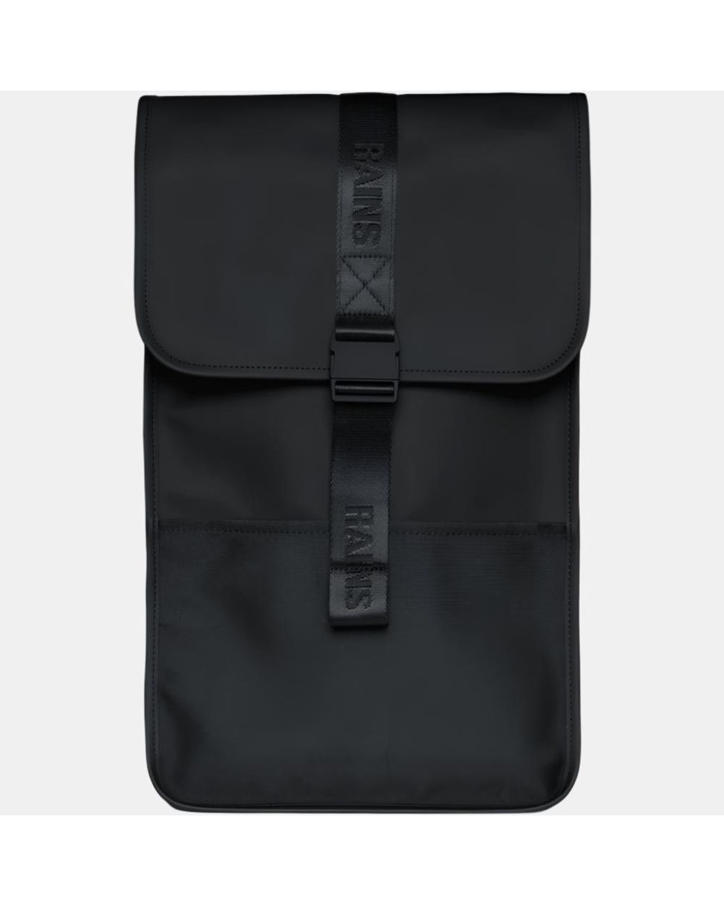 Rains Black Trail Backpack