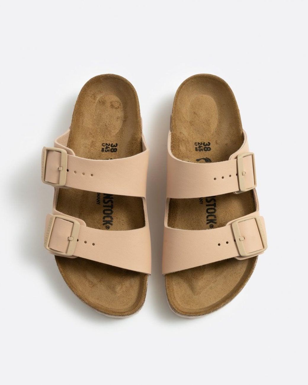 Birkenstock Natural Arizona Birko Flor Sandals , Size: Uk 7.5
