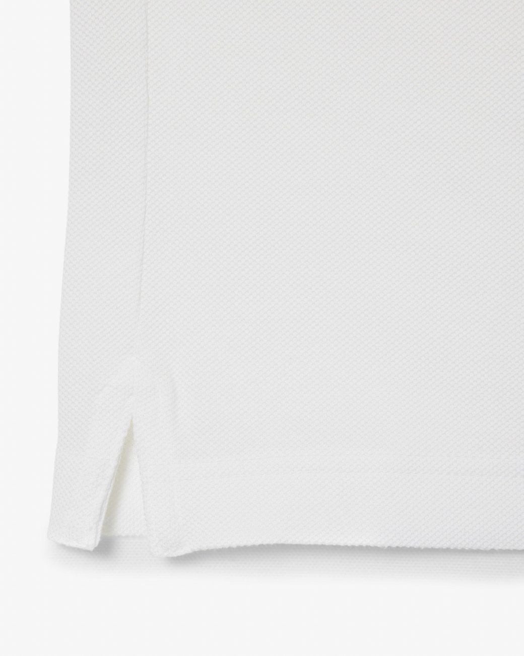Lacoste White Original.12.12 Slim Fit Petit Piqué Cotton Polo Shirt for men