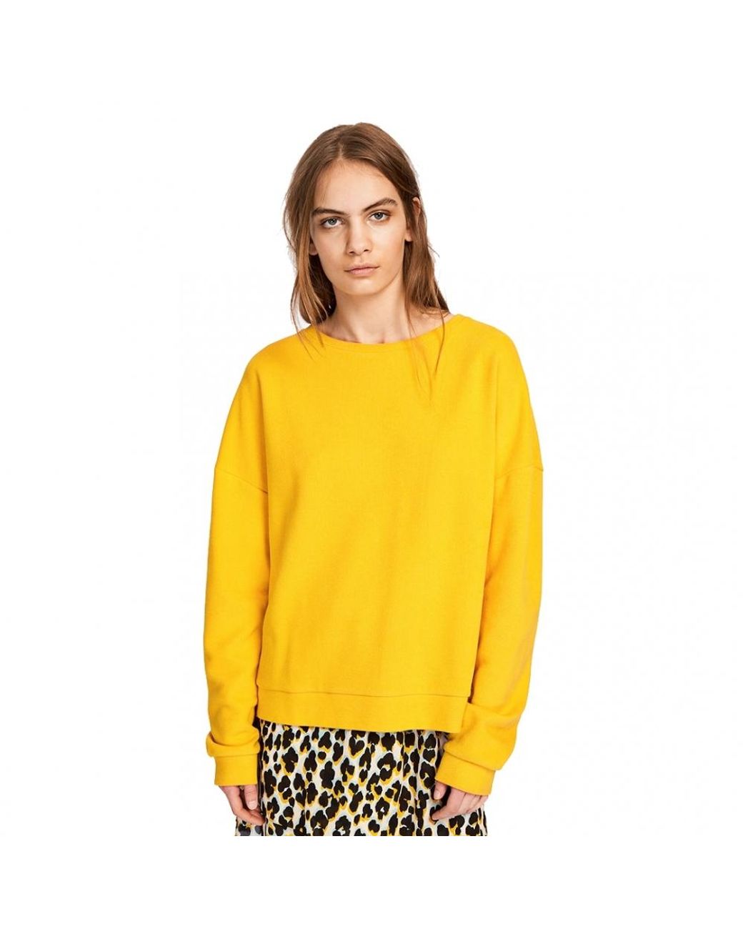 samsoe samsoe yellow jumper