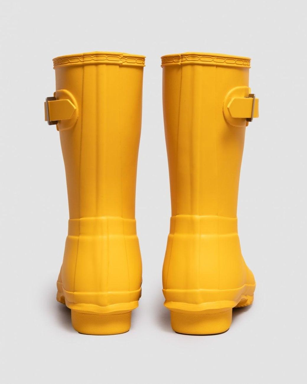 Hunter Yellow Original Short Wellies