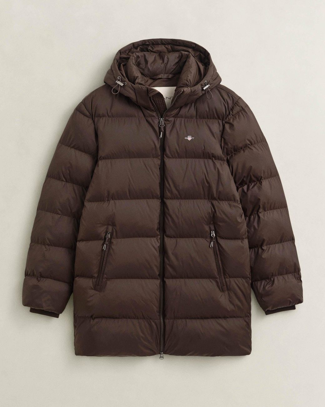 Gant Brown Active Cloud Mid Length Jacket for men