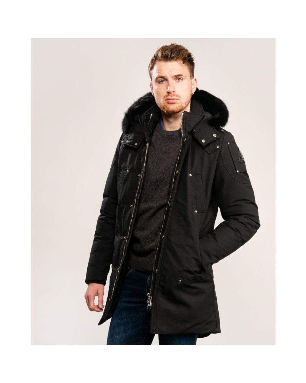 black moose knuckles parka