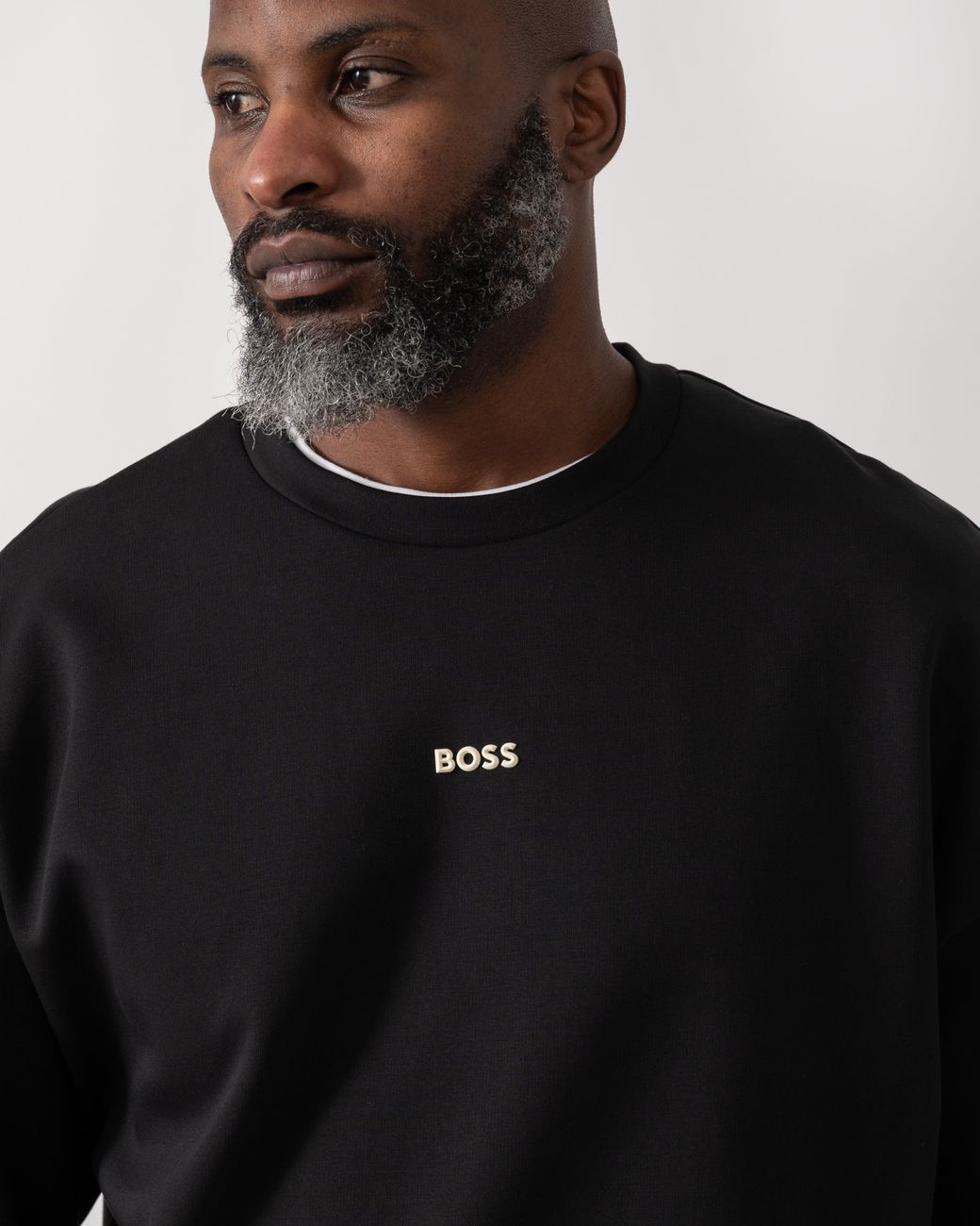 Boss Black Stenson Crew Neck Sweatshirt for men