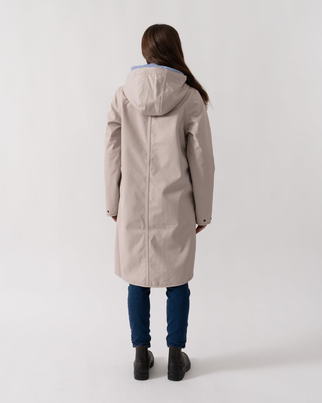 Ilse Jacobsen Natural Rain A-Line Softshell Raincoat