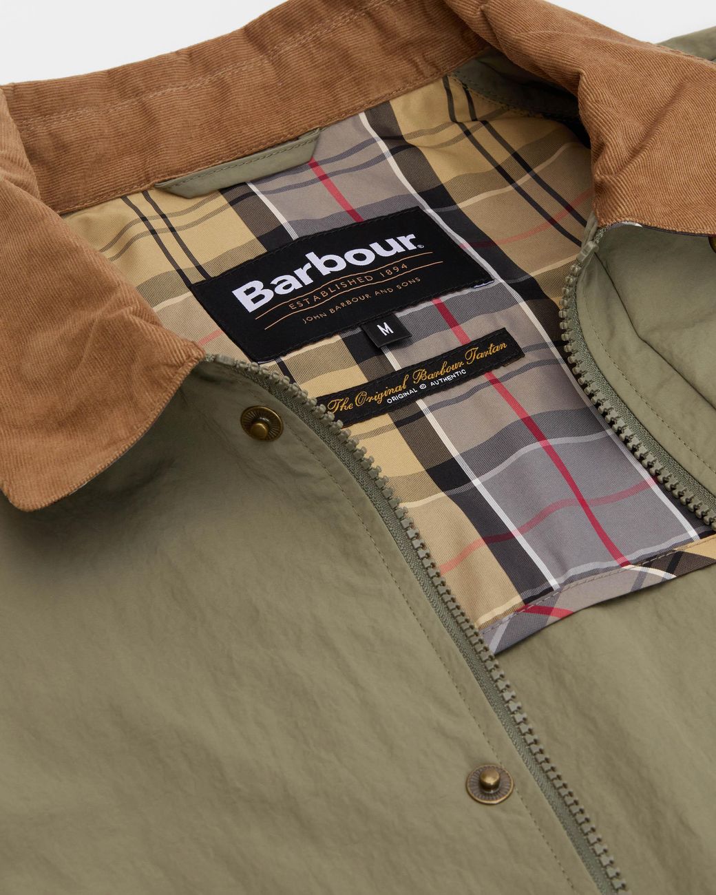 Barbour Green Tracker Showerproof Jacket for men