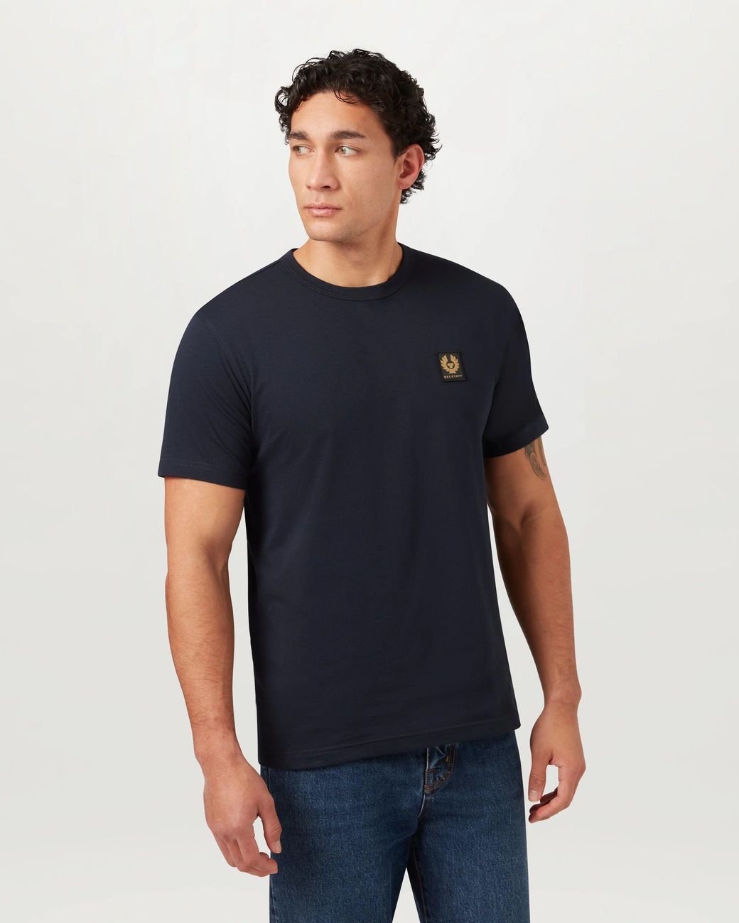 Belstaff Blue Icon Logo T-Shirt for men