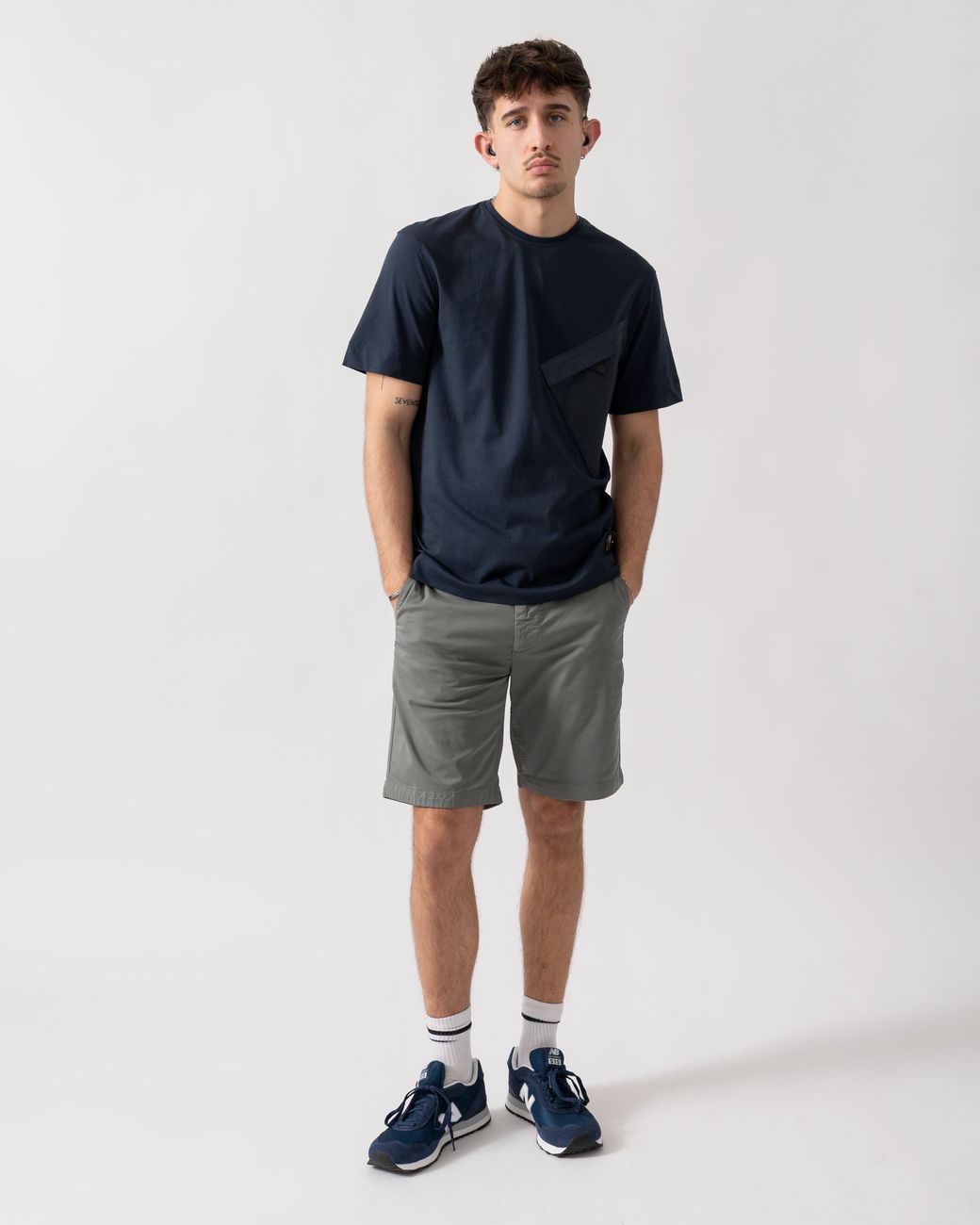 Parajumpers Blue Baildon T-Shirt for men