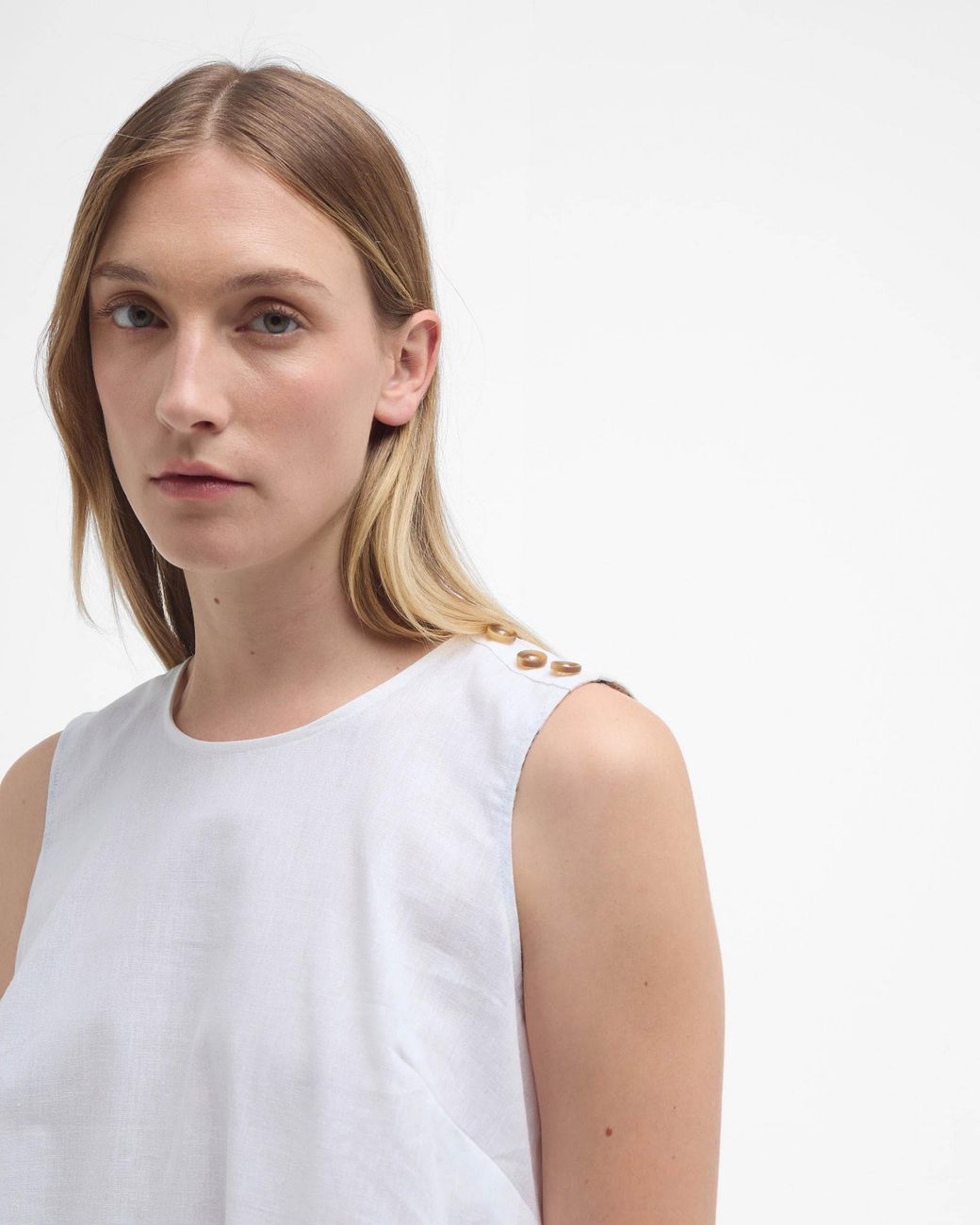 Barbour White Lucy Mini Dress