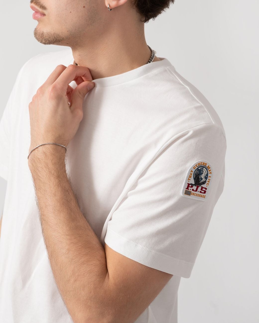 Parajumpers White Shispare T-Shirt for men