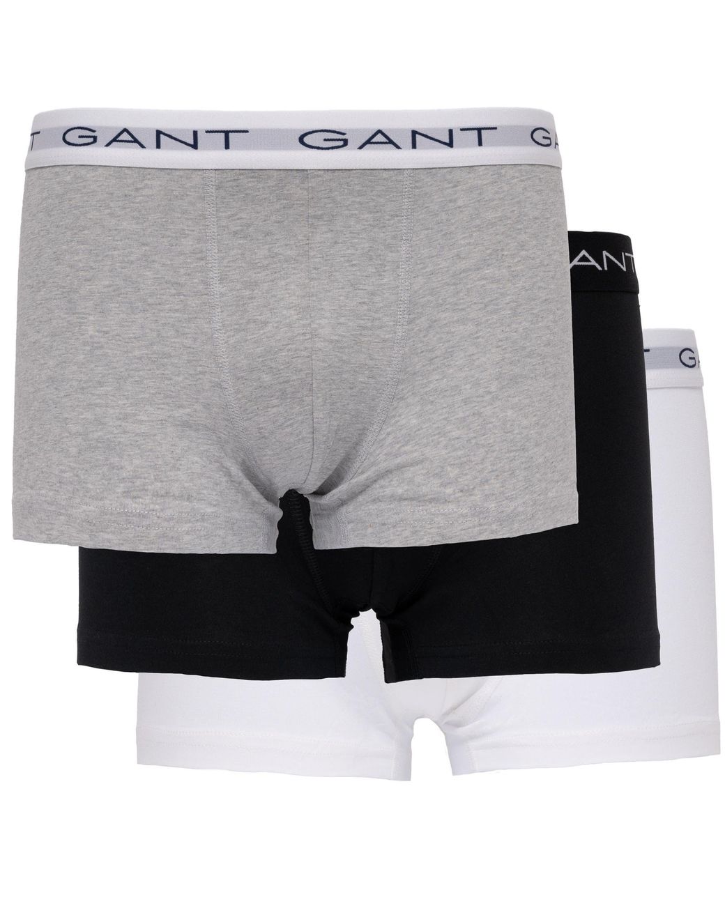 Gant Gray Slim Fit Cotton Jersey Trunks for men