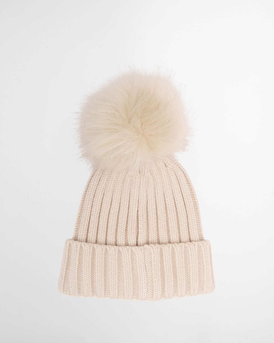 Barbour Natural Conway Knitted Beanie Hat