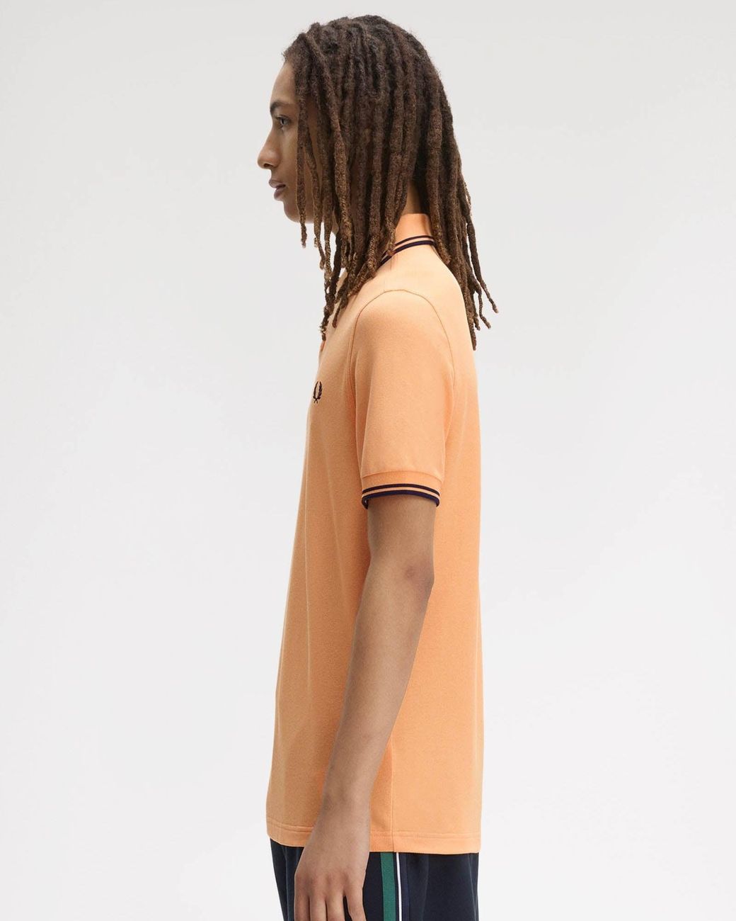 Fred Perry Natural Twin Tipped Signature Polo Shirt for men