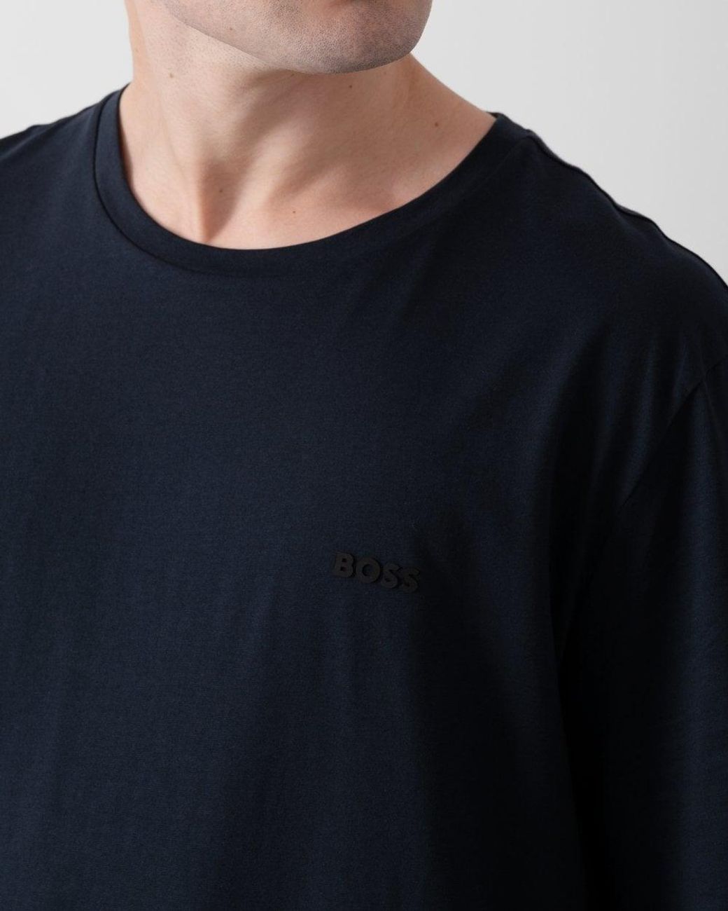 Boss Black Tee Pima Logo T-Shirt Size: M for men