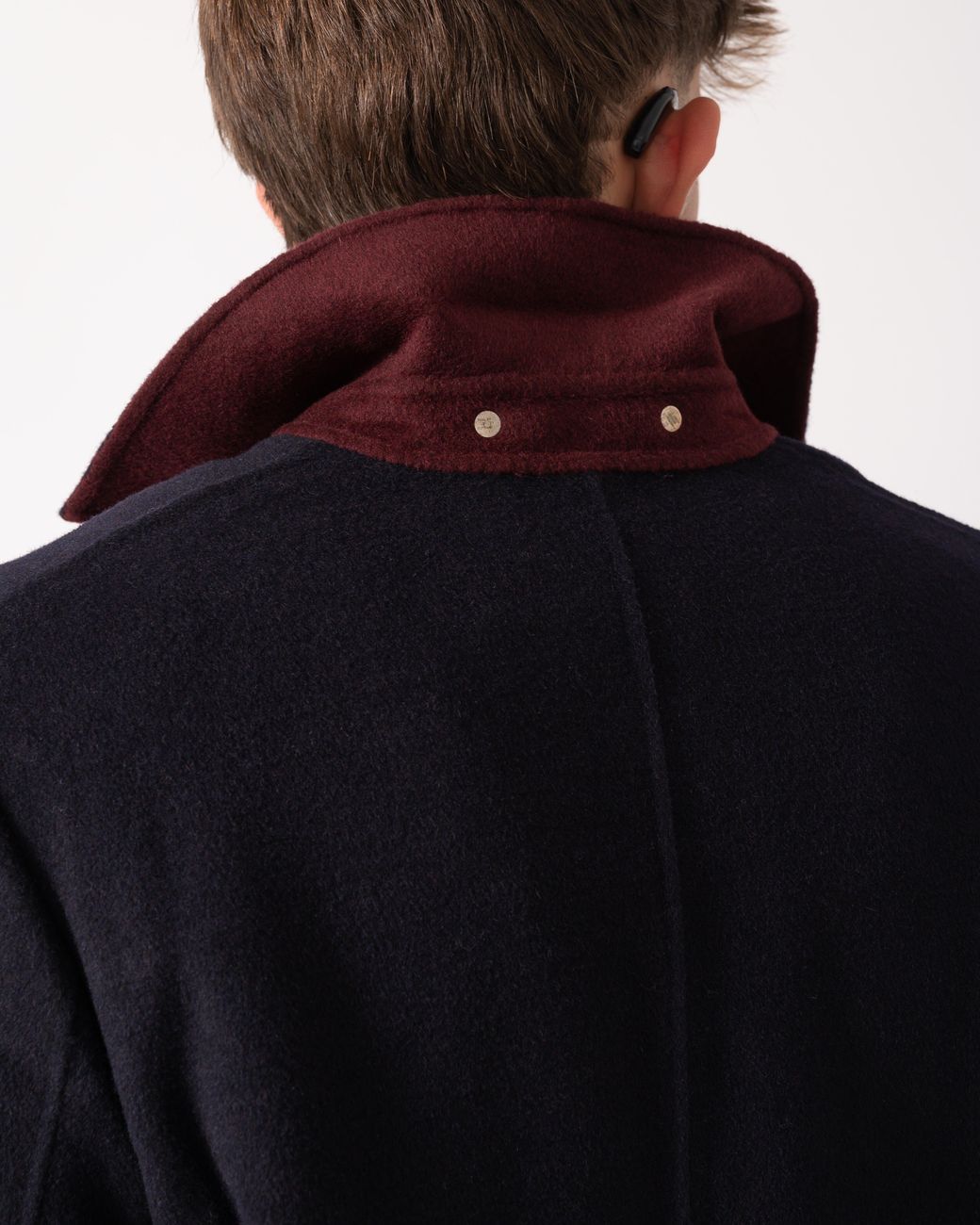 Paul Smith Blue Ps Double-Face Wool-Blend Overcoat for men