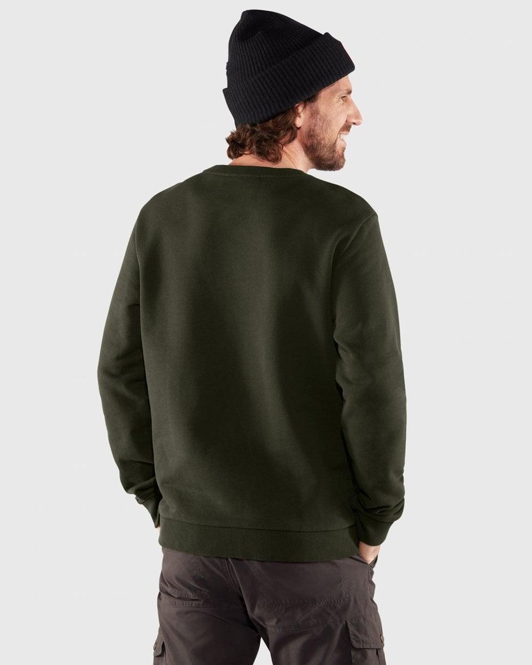 Fjallraven Green Logo Sweatshirt for men