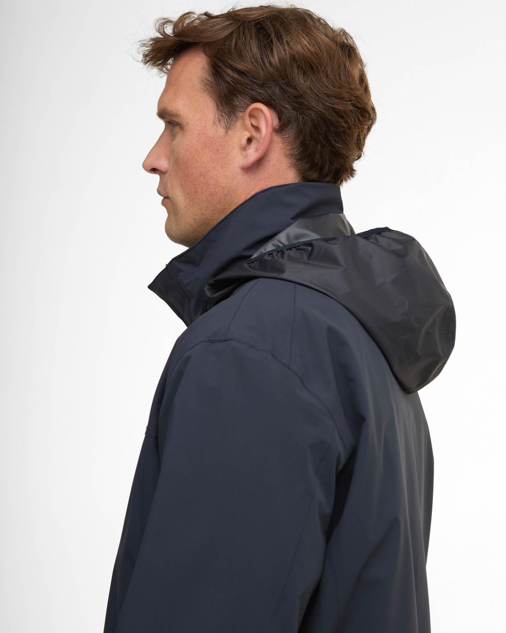 Barbour Blue Sander Waterproof Jacket for men
