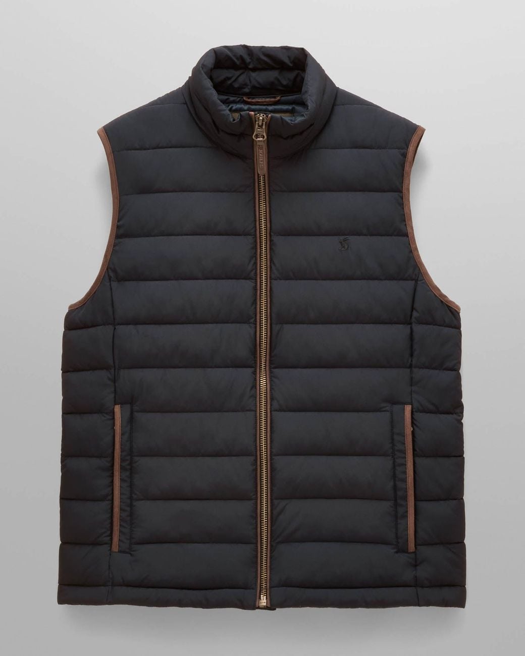 Joules Black Heritage Padded Gilet for men