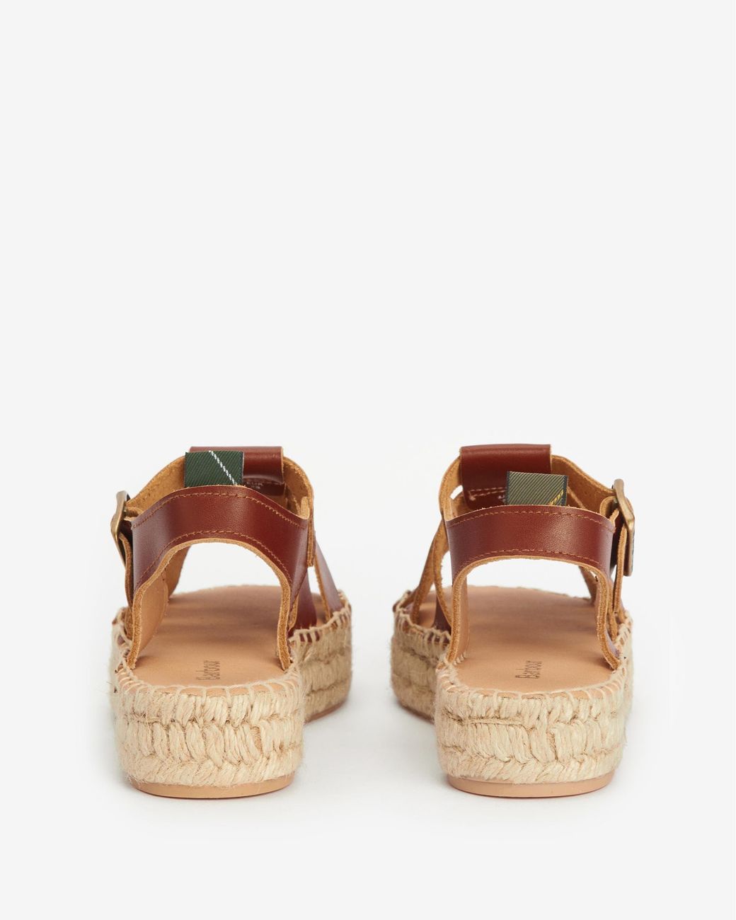 Barbour Brown Paloma Platform Espadrille