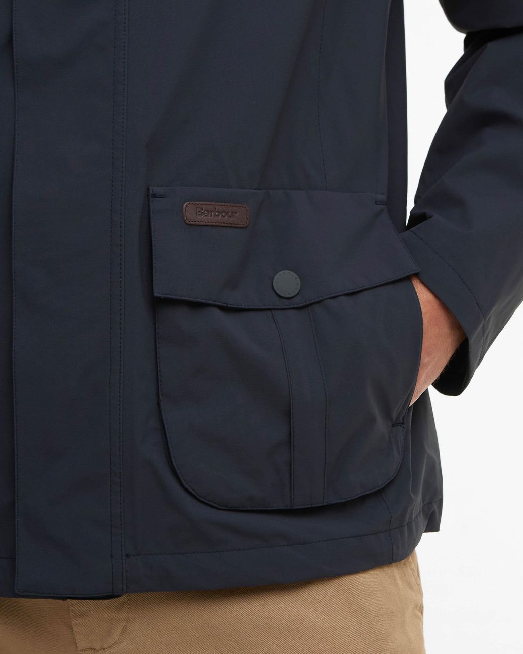 Barbour Blue Sander Waterproof Jacket for men