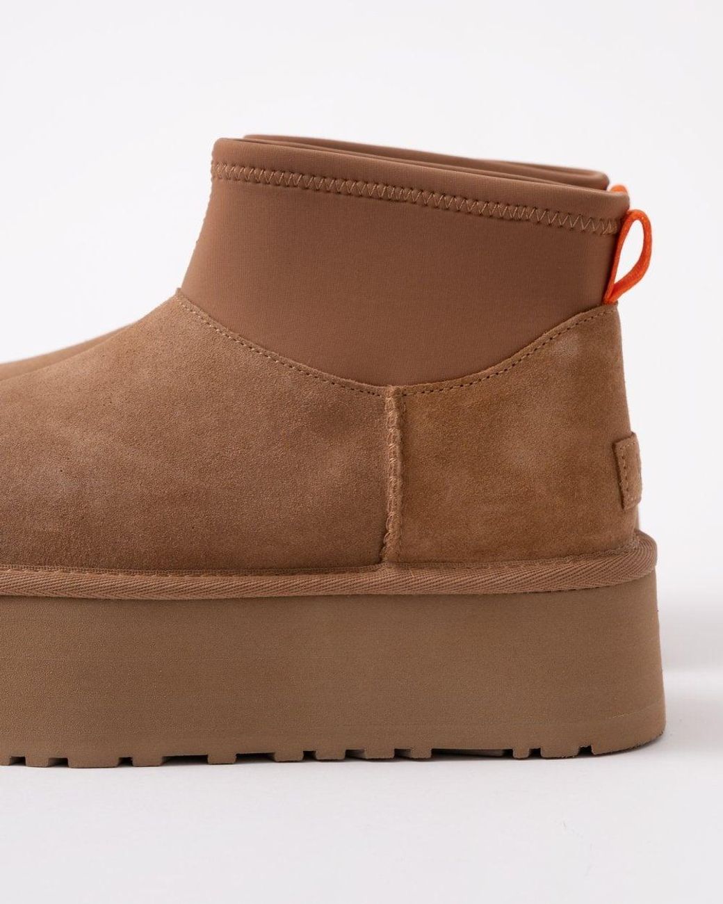 Ugg Brown Classic Mini Dipper Platform Boots